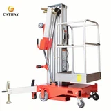 Empurrar ao redor da elevação vertical do mastro