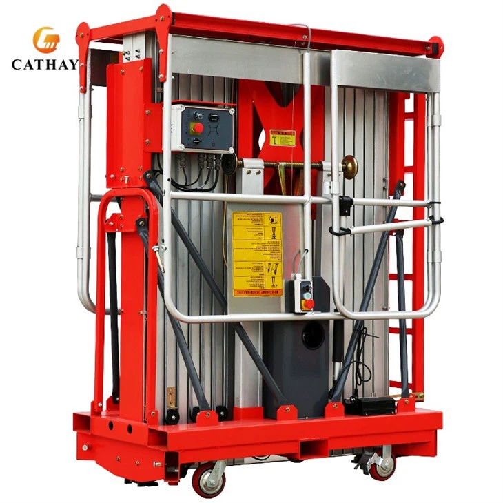 High End Aluminum Lift-Dual Mast Model