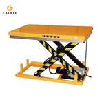 Plataforma elevatória de tesoura rotativa