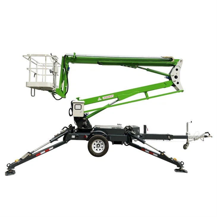 Towable Boom Lift With Diesel Electric Power